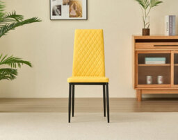 Outdoor Living (NW) Ltd Colorado Dining Table With 4 Mustard Emily Leather Chairs - thumbnail 3