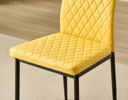 Outdoor Living (NW) Ltd Colorado Dining Table With 4 Mustard Emily Leather Chairs - thumbnail 5