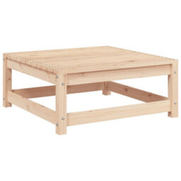 Berkfield Garden Sofa With Footstool 2-Seater Solid Wood Pine - thumbnail 9