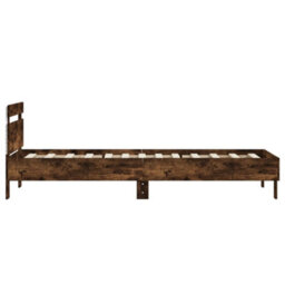 Walplus Engineered Wood Bed Frame With Headboard Rgb Led Lights And Slatted Base For Bedroom - thumbnail 8