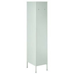 Wyld And Coco Mintcraft Metal Storage Cabinet With Locking Double Doors, 5 Adjustable Shelves And Rail, Mint Green - thumbnail 6