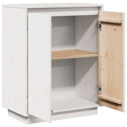 Vidaxl Sideboard White 60X34X75 Cm Solid Wood Pine - thumbnail 7