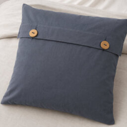 Where Saints Go Ltd Denim Blue Washed Cotton Pillowcases Pack Of 2 50 X 75Cm - thumbnail 7