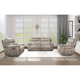 Xample Oscar Grey Fabric 2 Seater Power Reclining Sofa With Power Headrests & Usb/usb-C Ports - Pocket Sprung Seat Cushion Comfort - thumbnail 6