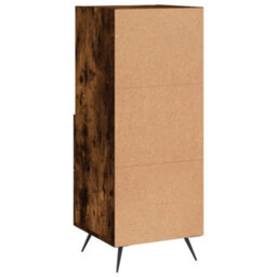 Berkfield Sideboard Smoked Oak 34.5X34X90 Cm Engineered Wood - thumbnail 8