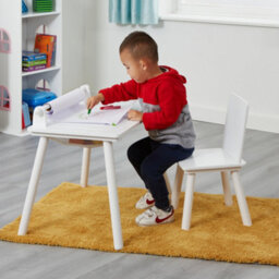Liberty House Toys Kid's White Writing Multi-Purpose Table