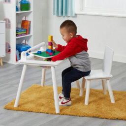Liberty House Toys Kid's White Writing Multi-Purpose Table - thumbnail 2