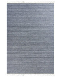Beliani Grey Recycled Pet Area Rug 160 X 230 Cm Rectangular Indoor-Outdoor With Fringe Durable Easy-Clean - thumbnail 1