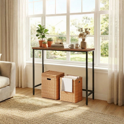Console Table Entryway Table Industrial Compact Display Table Sofa Table - image 1