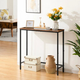Console Table Entryway Table Industrial Compact Display Table Sofa Table - thumbnail 4