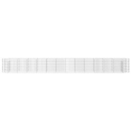 Berkfield Gabion Raised Bed Galvanised Iron 470X50X50 Cm - thumbnail 4