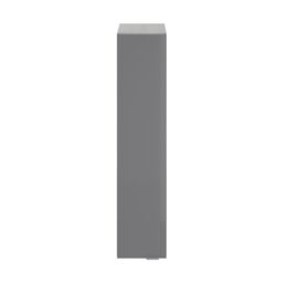 GoodHome Imandra Deep Gloss Grey Bathroom Single Wall Cabinet (H)90Cm (W)20Cm - thumbnail 2