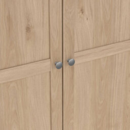 Wyld Haus Cherryfern 4-Door Natural Oak Wardrobe With Framed Doors - thumbnail 9
