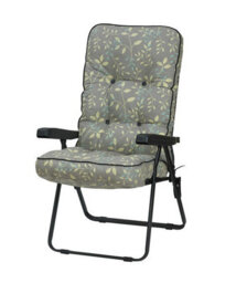 Glendale Garden & Leisure Deluxe Recliner Chair Country Teal - thumbnail 2