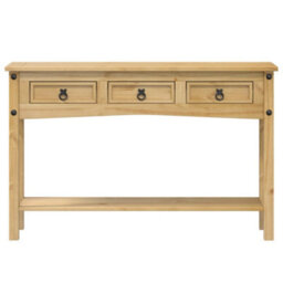Berkfield Console Table Corona 114X34.5X73 Cm Solid Wood Pine - thumbnail 4