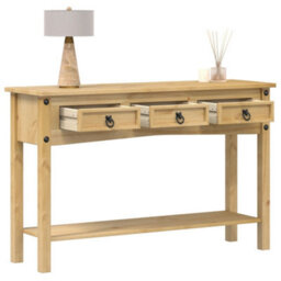 Berkfield Console Table Corona 114X34.5X73 Cm Solid Wood Pine - thumbnail 1