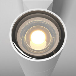 Luminosa Lighting Luminosa Maytoni Bowery 2 Light Outdoor Up Down Wall Lamp White Gu10 Ip54 - thumbnail 3