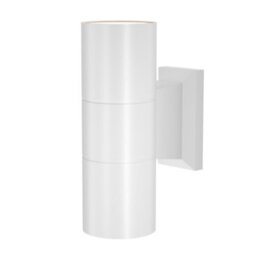 Luminosa Lighting Luminosa Maytoni Bowery 2 Light Outdoor Up Down Wall Lamp White Gu10 Ip54 - thumbnail 2