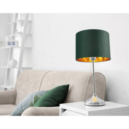 Happy Homewares Contemporary Green Cotton 10 Table/pendant Lamp Shade With Shiny Copper Inner - thumbnail 5