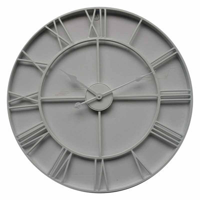 White                  Skeleton                  Wall                  Clock - image 1