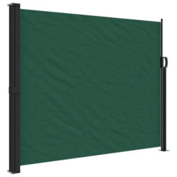 Berkfield Retractable Side Awning Dark Green 160X500 Cm - thumbnail 2