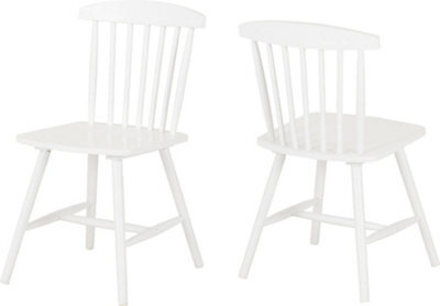 Seconique Emery Chairs Priced Per Pair Solid Pine In White - image 1