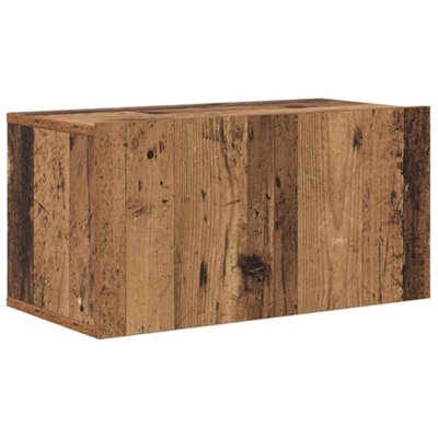 Berkfield Stylish Tv Cabinet Old Wood Particle Board Medium Tv Cabinet - image 1