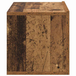Berkfield Stylish Tv Cabinet Old Wood Particle Board Medium Tv Cabinet - thumbnail 7