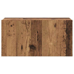 Berkfield Stylish Tv Cabinet Old Wood Particle Board Medium Tv Cabinet - thumbnail 6