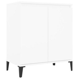 Berkfield Industrial Sideboard White 60X35X70 Cm Engineered Wood - thumbnail 1