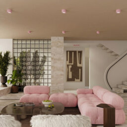 Luminosa Lighting Luminosa Modo Surface Mounted Downlight Pink 1X Gx53 - thumbnail 8