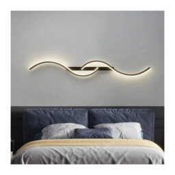 Amorly Modern Bedside Led Wall Lamp For Living Room Bedroom Stairs Minimalist Art Interior Led Wall Light Lights Fixture Home Decor Black - thumbnail 2