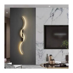 Amorly Modern Bedside Led Wall Lamp For Living Room Bedroom Stairs Minimalist Art Interior Led Wall Light Lights Fixture Home Decor Black - thumbnail 1