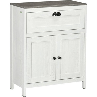 Bathroom Storage Cabinet Drawer Cupboard Adjustable Shelf Wood - image 1