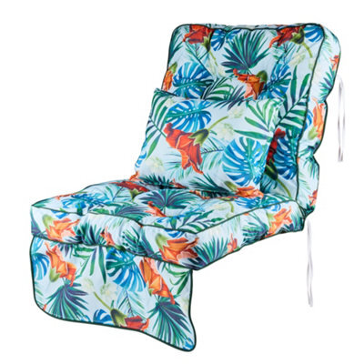 Alfresia Blue Tropical Classic Swing Seat Garden Cushion - image 1