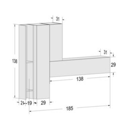 Decorotika Linz Moduler Modern Tv Unit Wall Mount Customizable Layout Black Alina - thumbnail 6