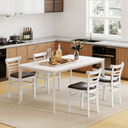 Upholstered Kitchen Chair Modern Dining Chair Set Of 2 - thumbnail 6