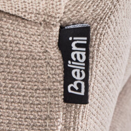 Beliani  Armchair Kiberg Fabric Taupe - thumbnail 5