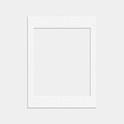 Ak Frames 16X12 White Picture Mounts To Fit 12X10 Aperture Size - Mount Board Only (No Frame Included) - image 1