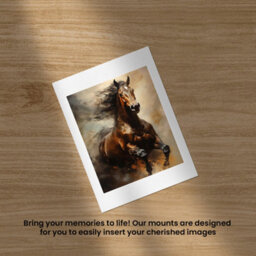 Ak Frames 16X12 White Picture Mounts To Fit 12X10 Aperture Size - Mount Board Only (No Frame Included) - thumbnail 5