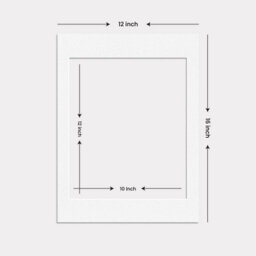 Ak Frames 16X12 White Picture Mounts To Fit 12X10 Aperture Size - Mount Board Only (No Frame Included) - thumbnail 3