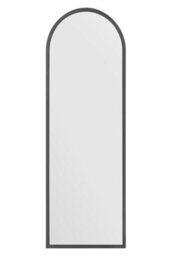 "Mirroroutlet Arcus - Black Framed Arched Leaner/ Wall Mirror 63"" X 21"" (160Cm X 53Cm)" - thumbnail 3