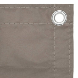 Berkfield Balcony Screen Taupe 75X600 Cm Oxford Fabric - thumbnail 3