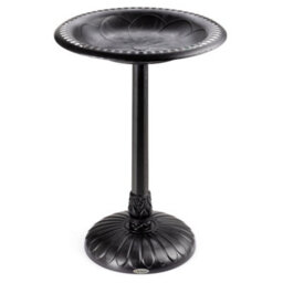 Christow Round Resin Garden Bird Bath - thumbnail 1