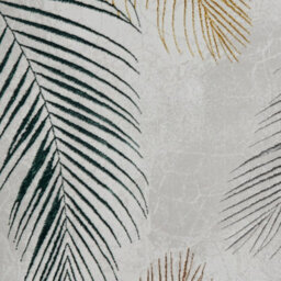 Grey/multi Nature Print Luxurious Modern Easy To Clean Rug For Dining Room-120Cm X 170Cm - thumbnail 3