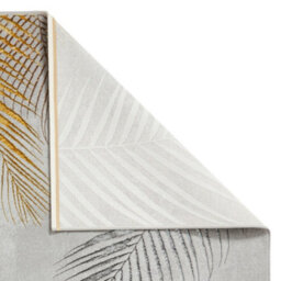 Grey/multi Nature Print Luxurious Modern Easy To Clean Rug For Dining Room-120Cm X 170Cm - thumbnail 6