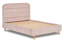 Divan Base Direct Crystal Contemporary Fabric Bed Base Only 6Ft Super King- Pavia Powder - thumbnail 2
