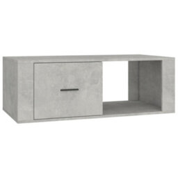 Vidaxl Coffee Table Concrete Grey 100X50.5X35 Cm Engineered Wood - thumbnail 2