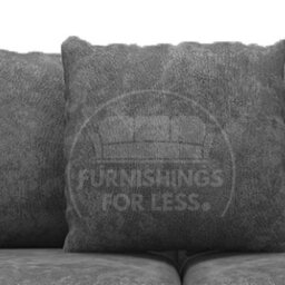 Furnishings For Less UK Monaco Chenille Fabric 3 Seater Sofa Grey - thumbnail 3