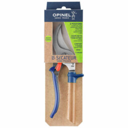 Opinel Hand Pruner Slate Blue - Stainless Steel Secateurs With Varnished Beech And Polyamide Handles - thumbnail 4